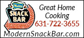 Modern Snack Bar Sponsorship Banner